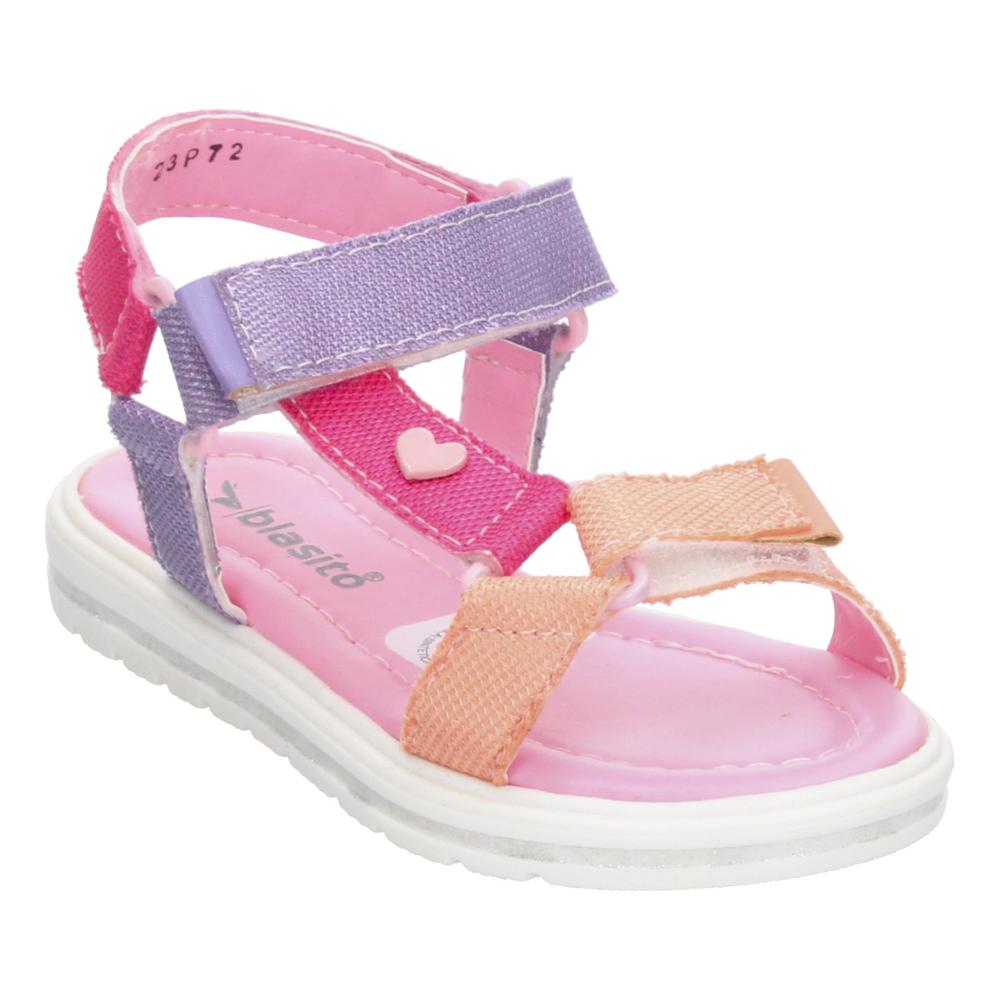 Foto 2 | Sandalias Blasito Rosa Para Niña [bla66] Rosa