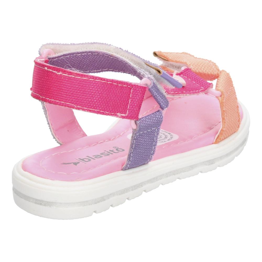 Foto 6 pulgar | Sandalias Blasito Rosa Para Niña [bla66] Rosa