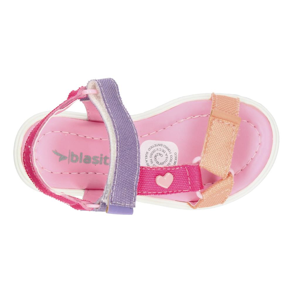 Foto 8 pulgar | Sandalias Blasito Rosa Para Niña [bla66] Rosa