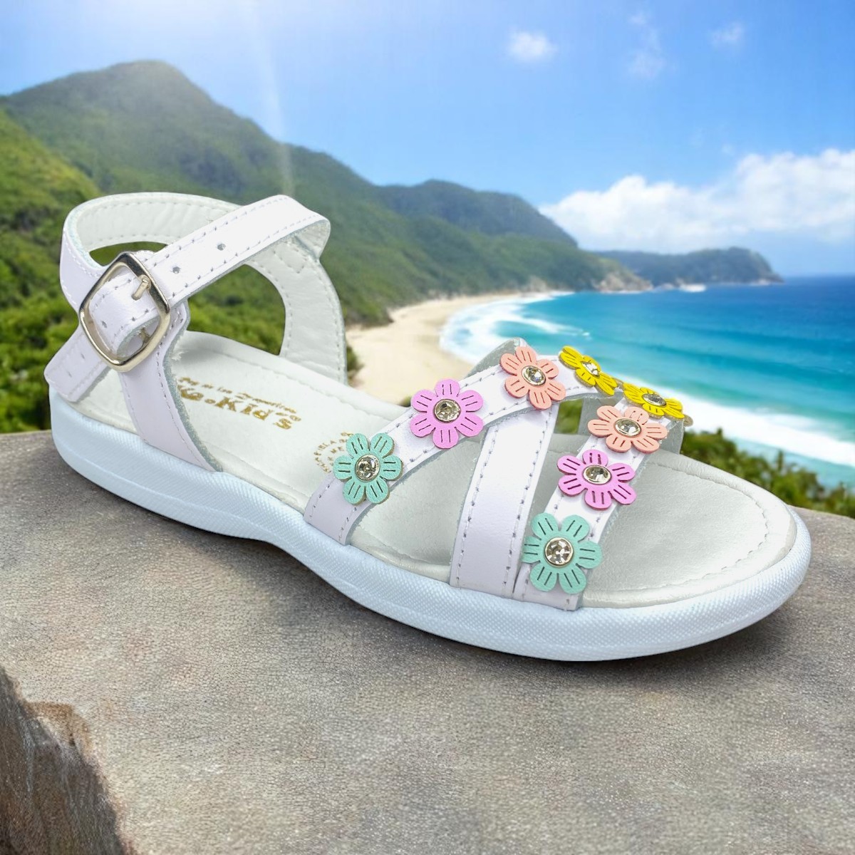 Foto 6 pulgar | Sandalias Trendy Para Niña, Huaraches Cómodos Y Divertidos
