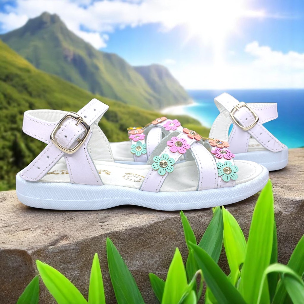 Foto 8 pulgar | Sandalias Trendy Para Niña, Huaraches Cómodos Y Divertidos