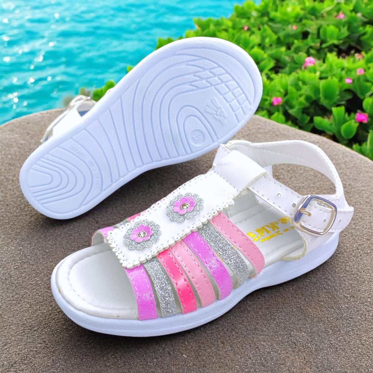 Foto 4 pulgar | Huaraches De Niña Ligeros Para Correr, Brincar Y Jugar
