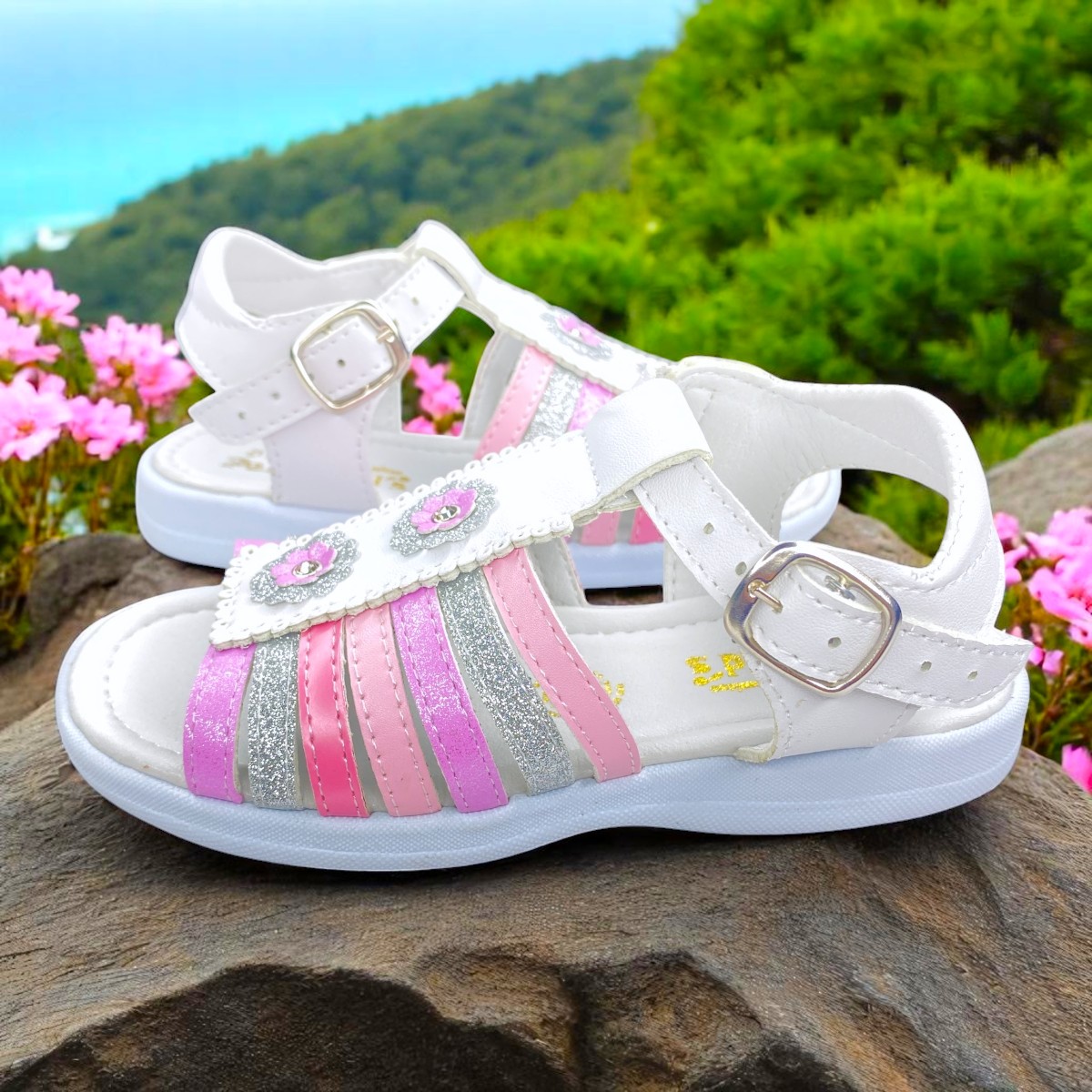 Foto 6 | Huaraches De Niña Ligeros Para Correr, Brincar Y Jugar