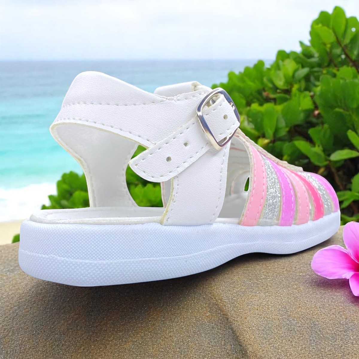 Foto 7 | Huaraches De Niña Ligeros Para Correr, Brincar Y Jugar