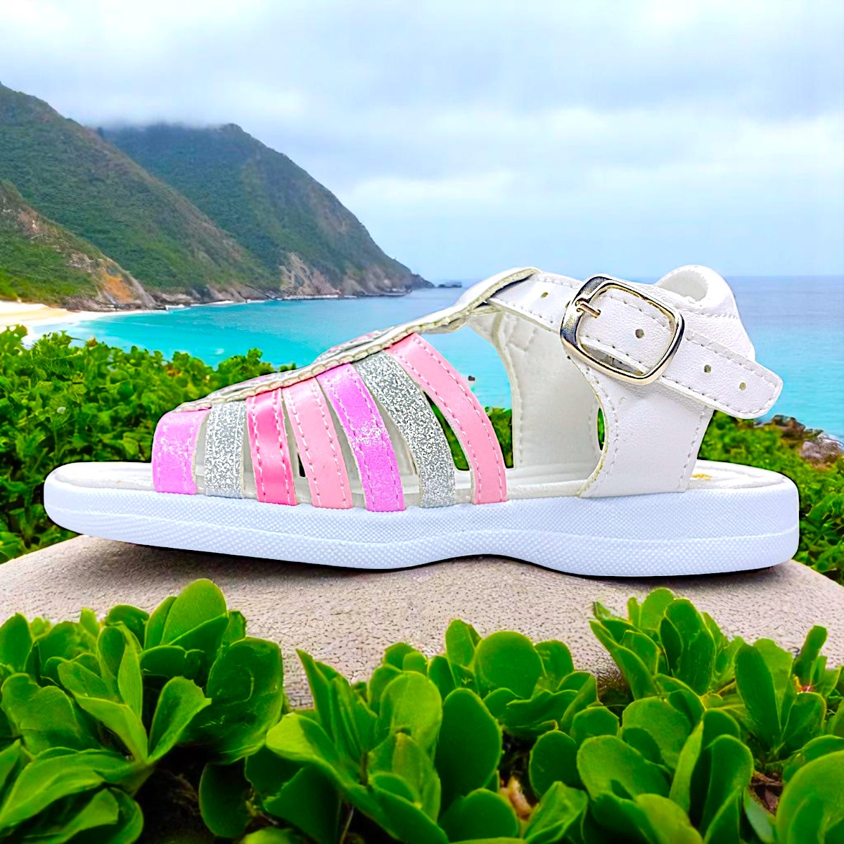 Foto 8 | Huaraches De Niña Ligeros Para Correr, Brincar Y Jugar