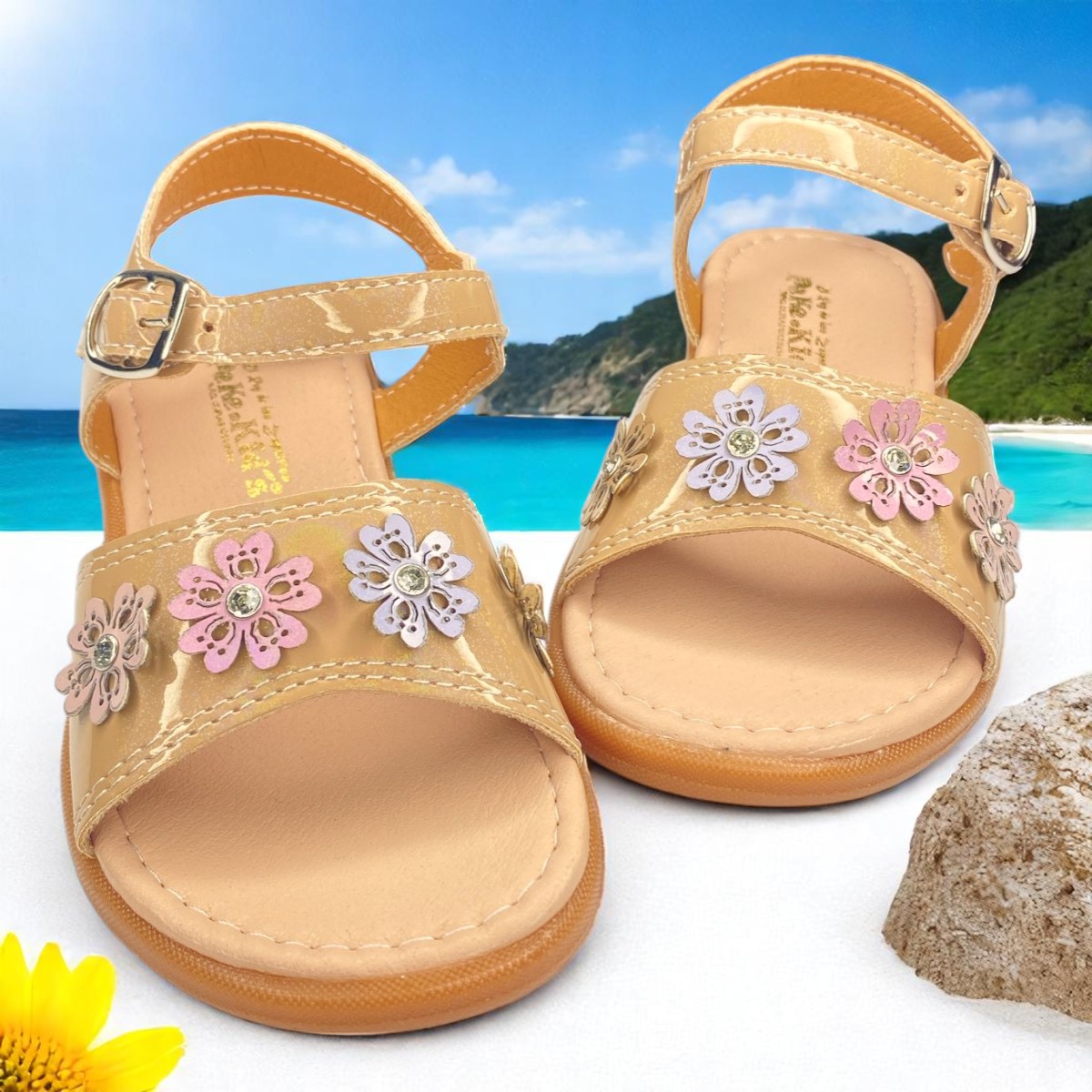 Foto 4 pulgar | Huaraches Para Niña, Listos Para Correr Y Brincar