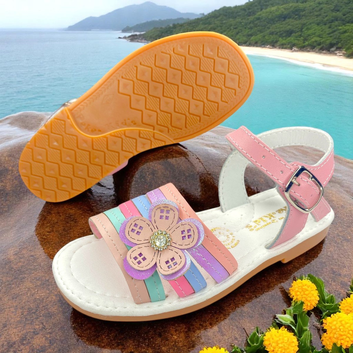 Foto 4 pulgar | Huaraches Amistosos Para Niñas Con Gran Imaginación Bonitos