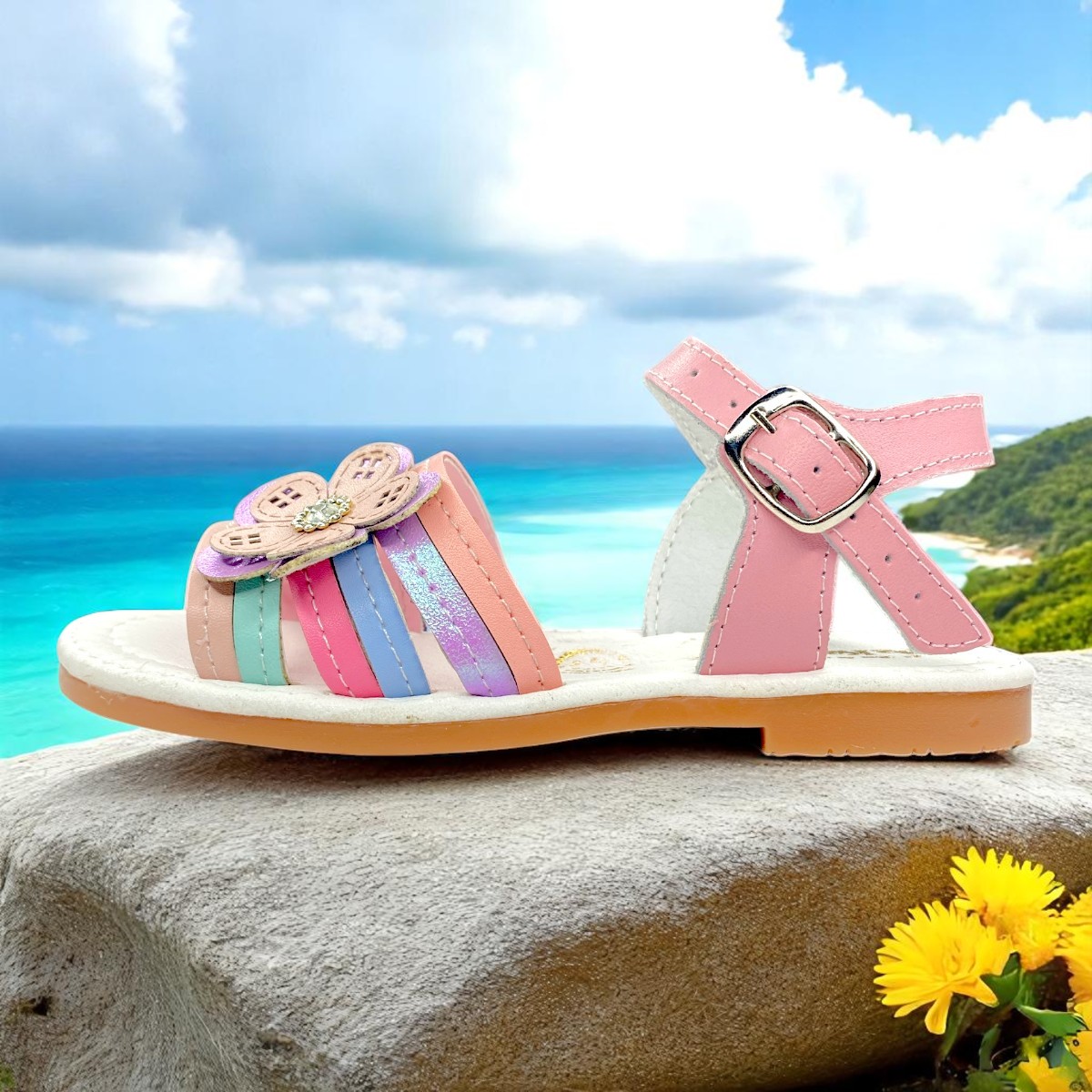 Foto 9 pulgar | Huaraches Amistosos Para Niñas Con Gran Imaginación Bonitos