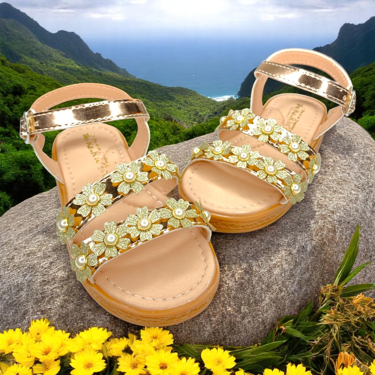 Foto 4 pulgar | Zapatos Tipo Huarache Para Niña, Diseño Actual Y Máxima Como