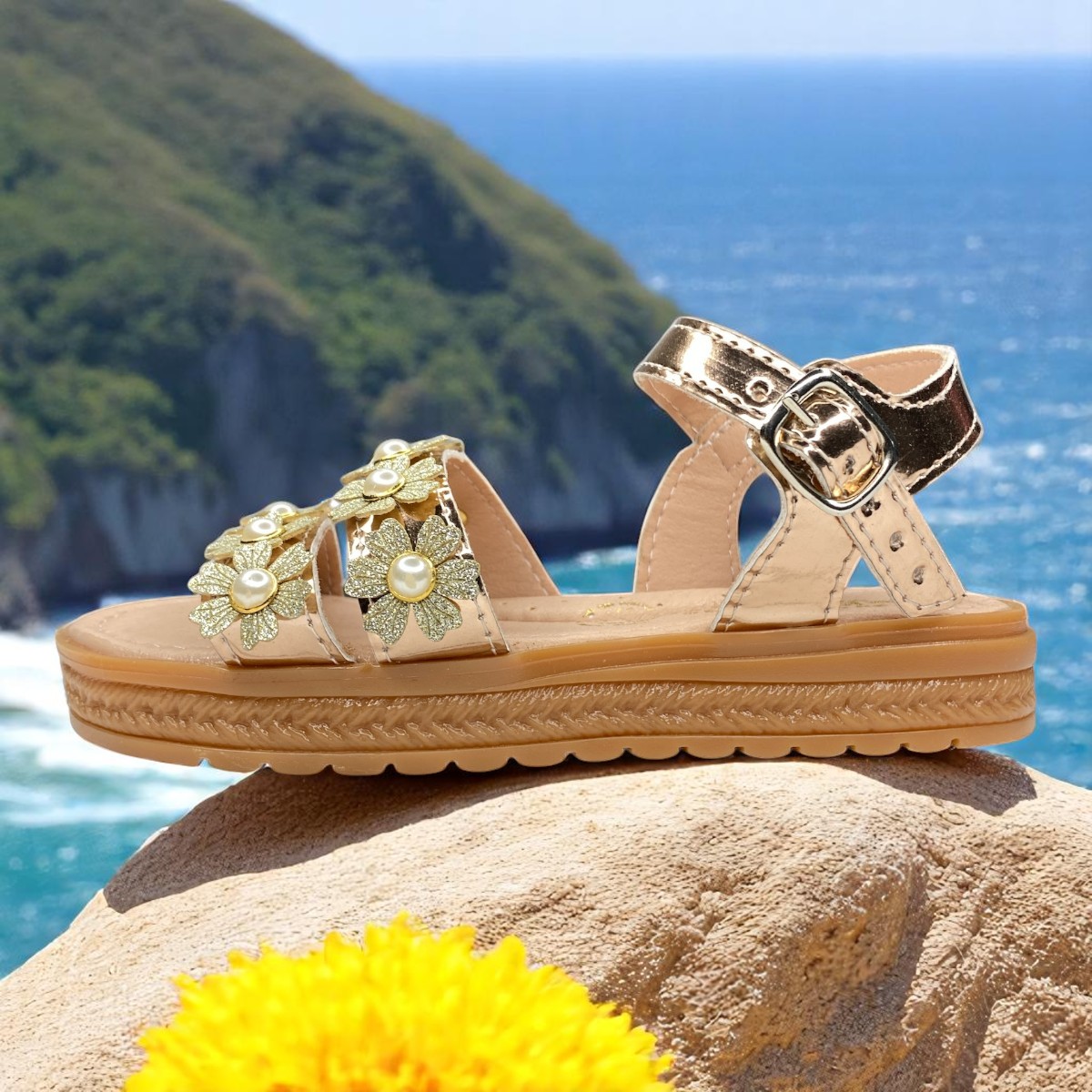 Foto 5 pulgar | Zapatos Tipo Huarache Para Niña, Diseño Actual Y Máxima Como