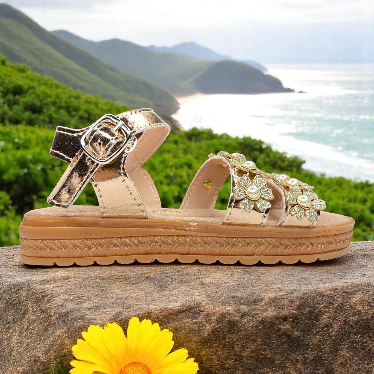 Foto 6 pulgar | Zapatos Tipo Huarache Para Niña, Diseño Actual Y Máxima Como