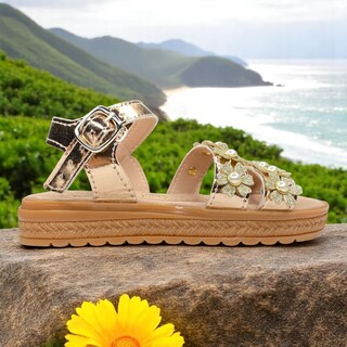 Foto 5 | Zapatos Tipo Huarache Para Niña, Diseño Actual Y Máxima Como