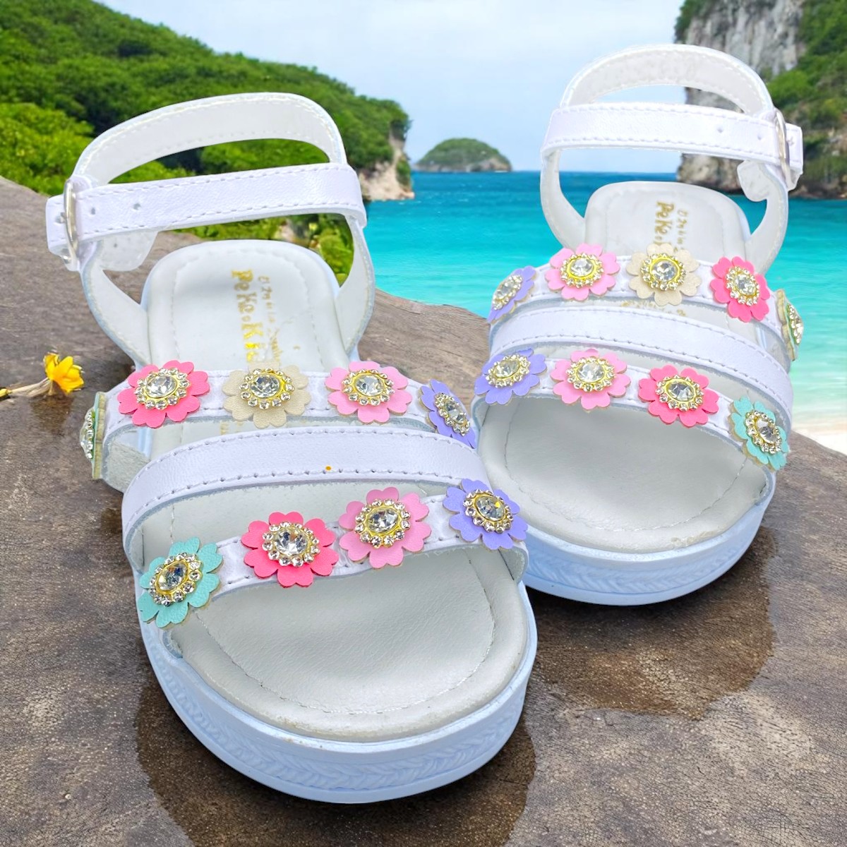 Foto 3 pulgar | Sandalias Para Niña, Perfectas Para Amistad Y Juego Lindos