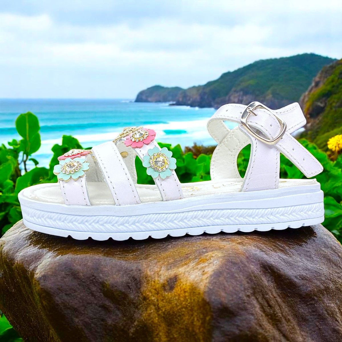 Foto 9 pulgar | Sandalias Para Niña, Perfectas Para Amistad Y Juego Lindos