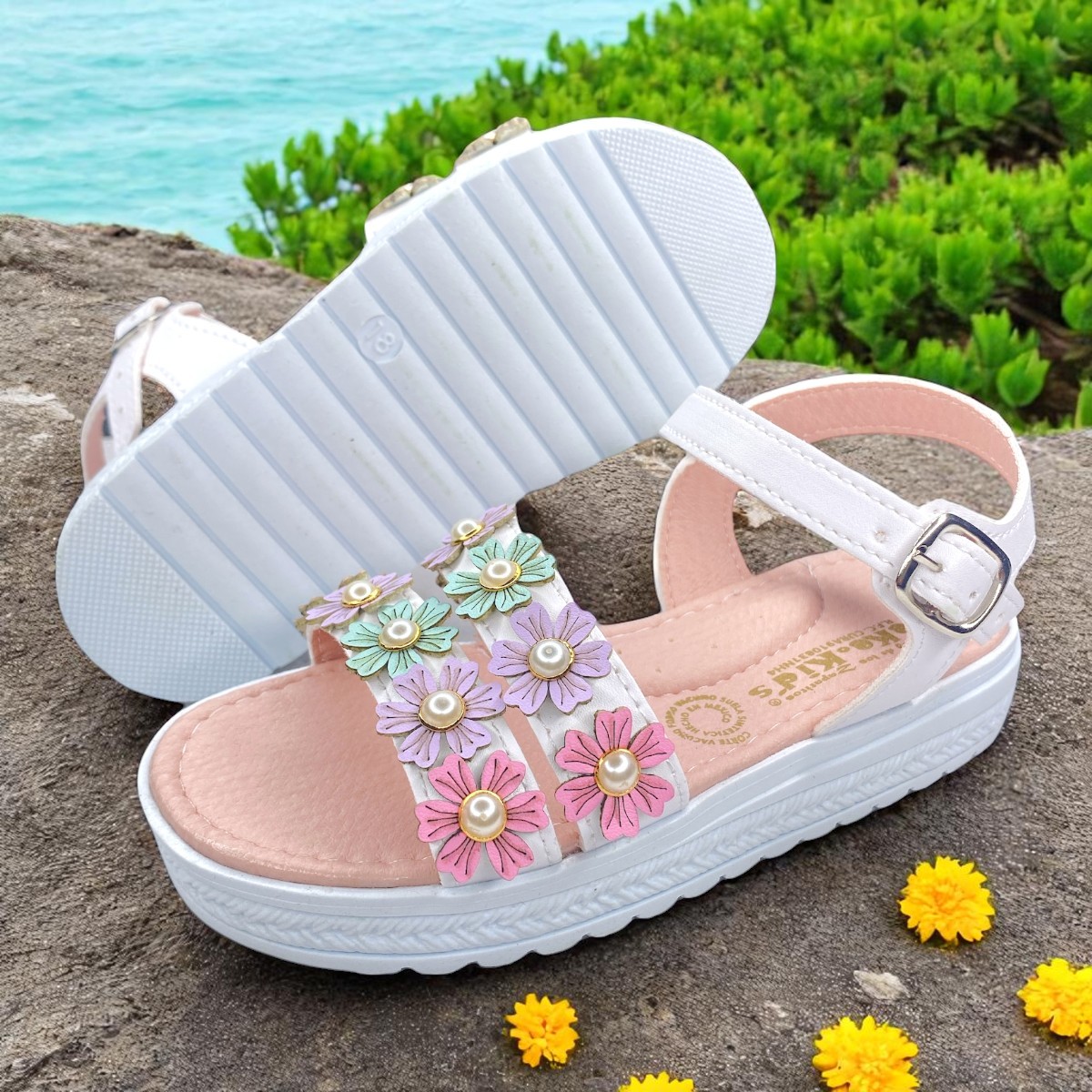 Foto 4 pulgar | Huaraches Infantil Para Niñas Curiosas Y Aventureras