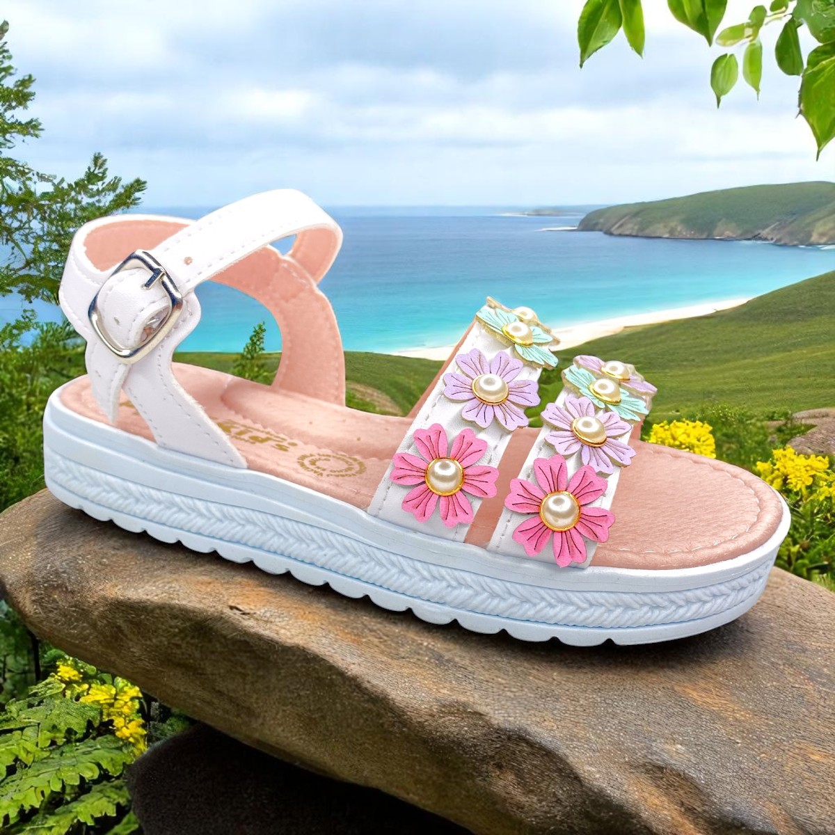 Foto 6 pulgar | Huaraches Infantil Para Niñas Curiosas Y Aventureras