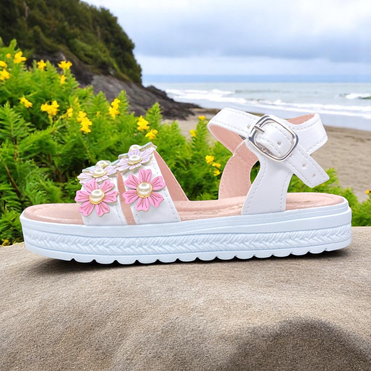 Foto 9 pulgar | Huaraches Infantil Para Niñas Curiosas Y Aventureras
