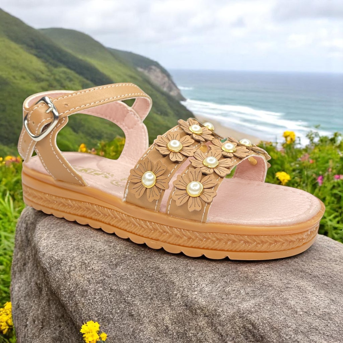 Foto 6 pulgar | Huaraches Modernos Para Niña, Ideales Para Jugar Con Moda