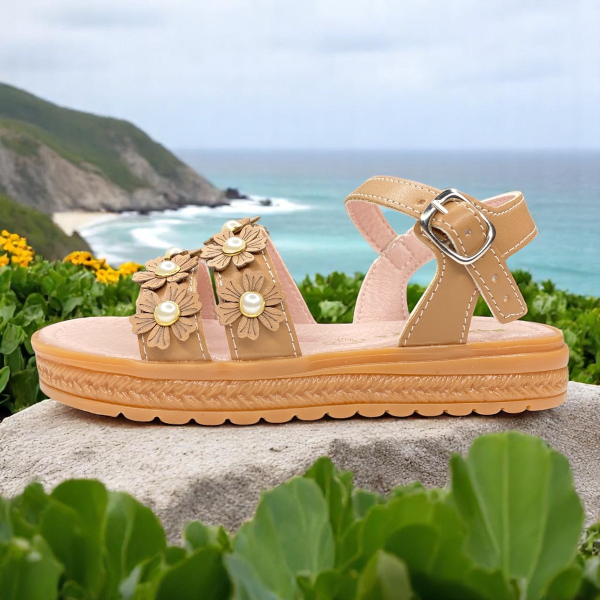 Foto 9 pulgar | Huaraches Modernos Para Niña, Ideales Para Jugar Con Moda