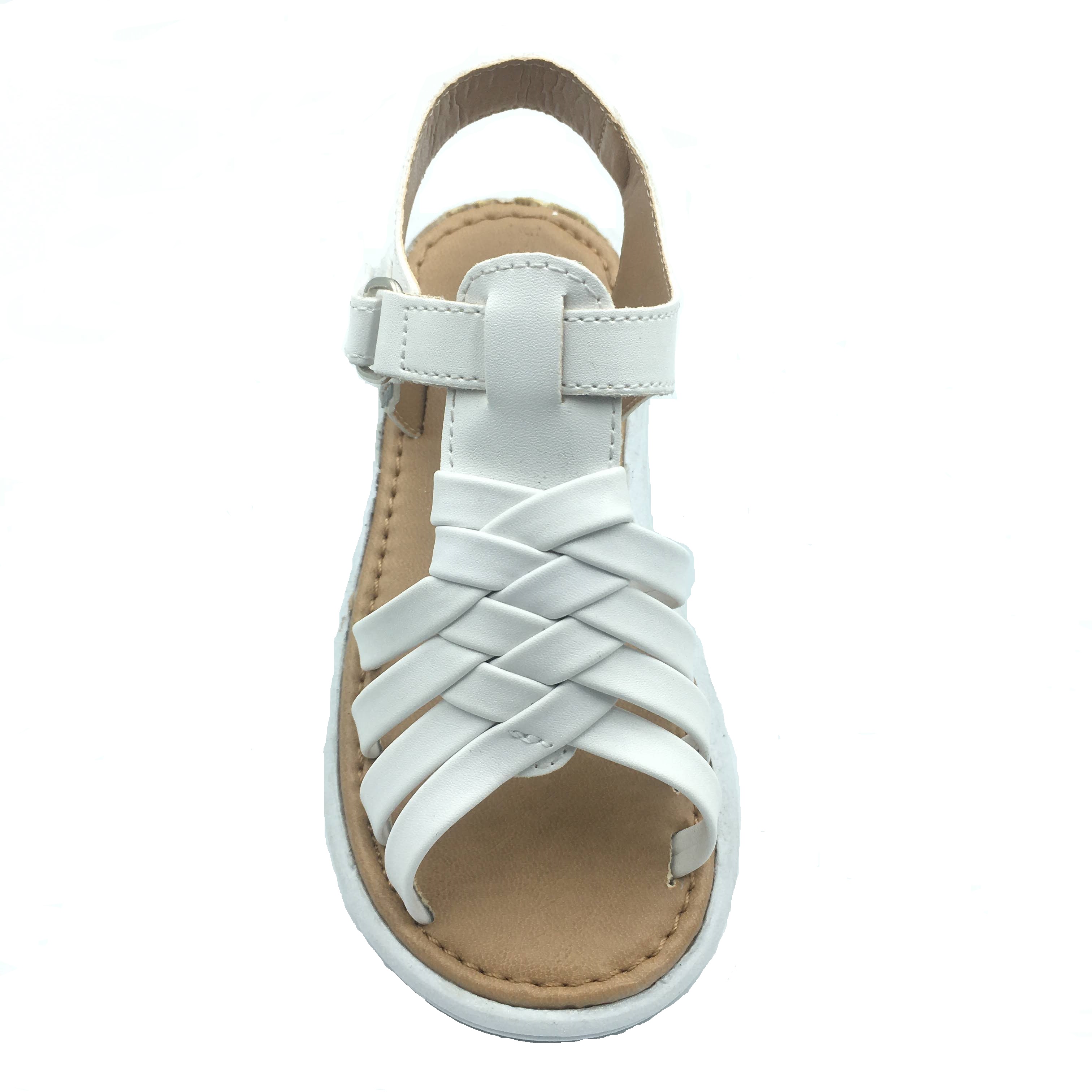 Foto 7 pulgar | Sandalia-huarachetobogan Niña Casual Duo Blanco Y Rosa