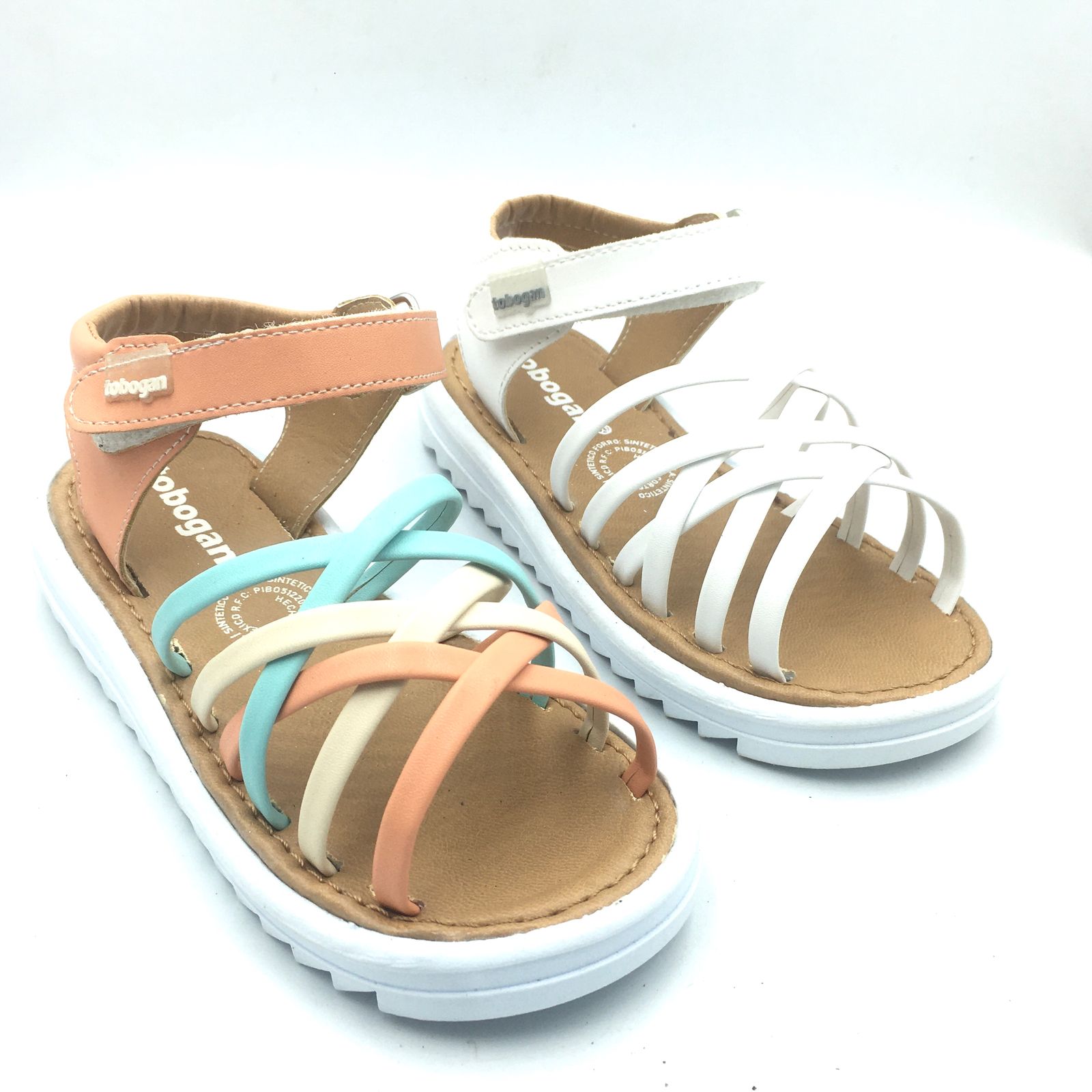 Foto 2 pulgar | Sandalia-huarache Niña Casual Combo Blanco-colores