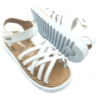 Foto 4 | Sandalia-huarache Niña Casual Combo Blanco-colores