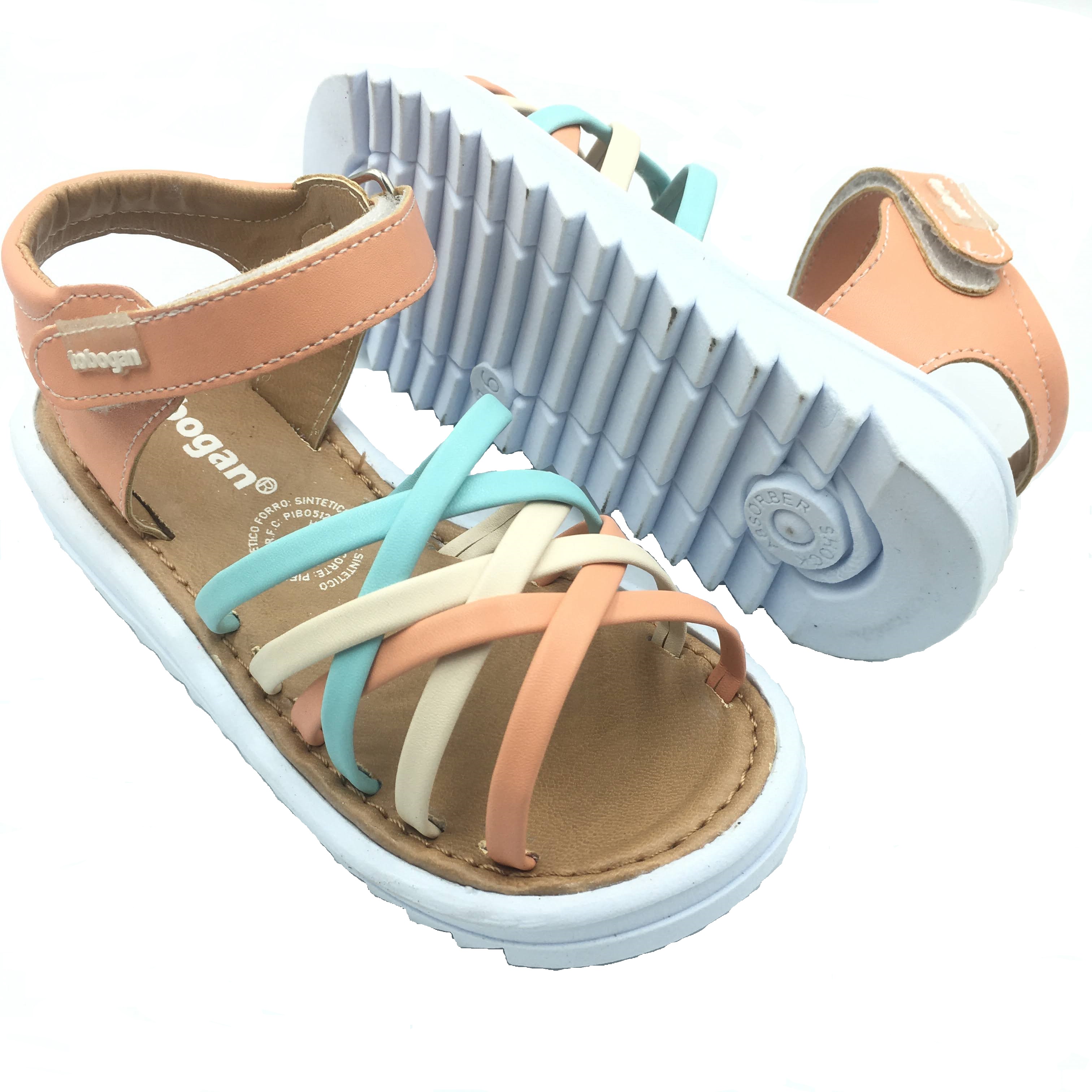 Foto 6 pulgar | Sandalia-huarache Niña Casual Combo Blanco-colores