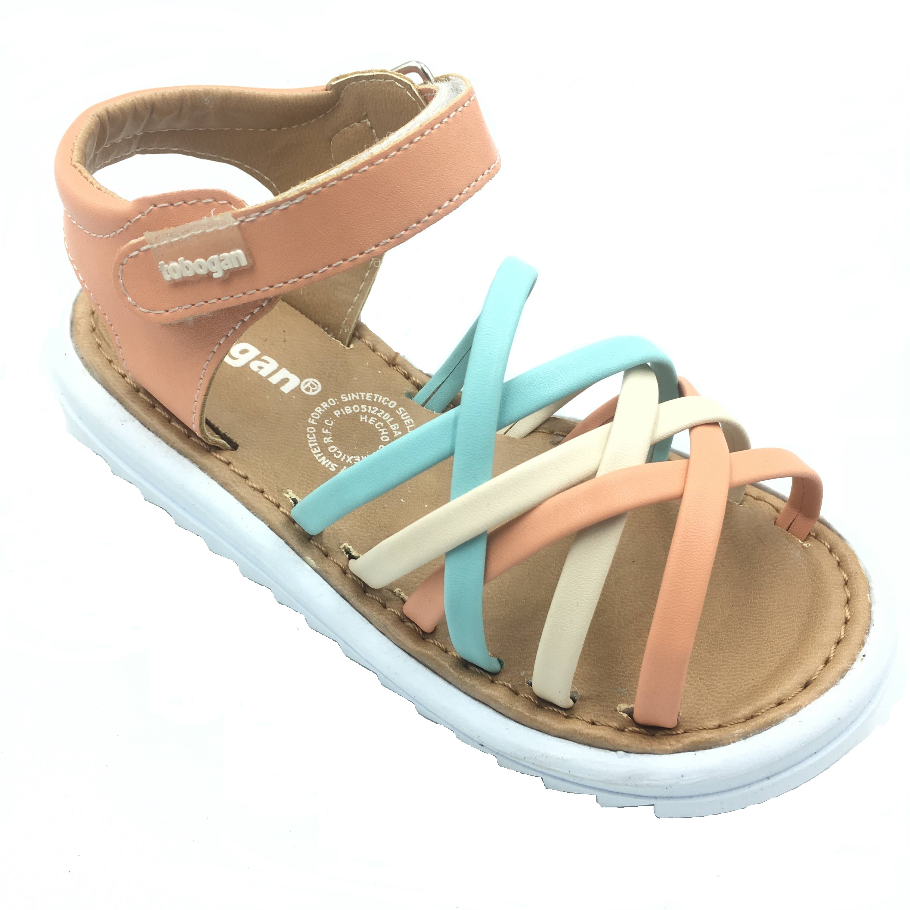 Foto 7 pulgar | Sandalia-huarache Niña Casual Combo Blanco-colores