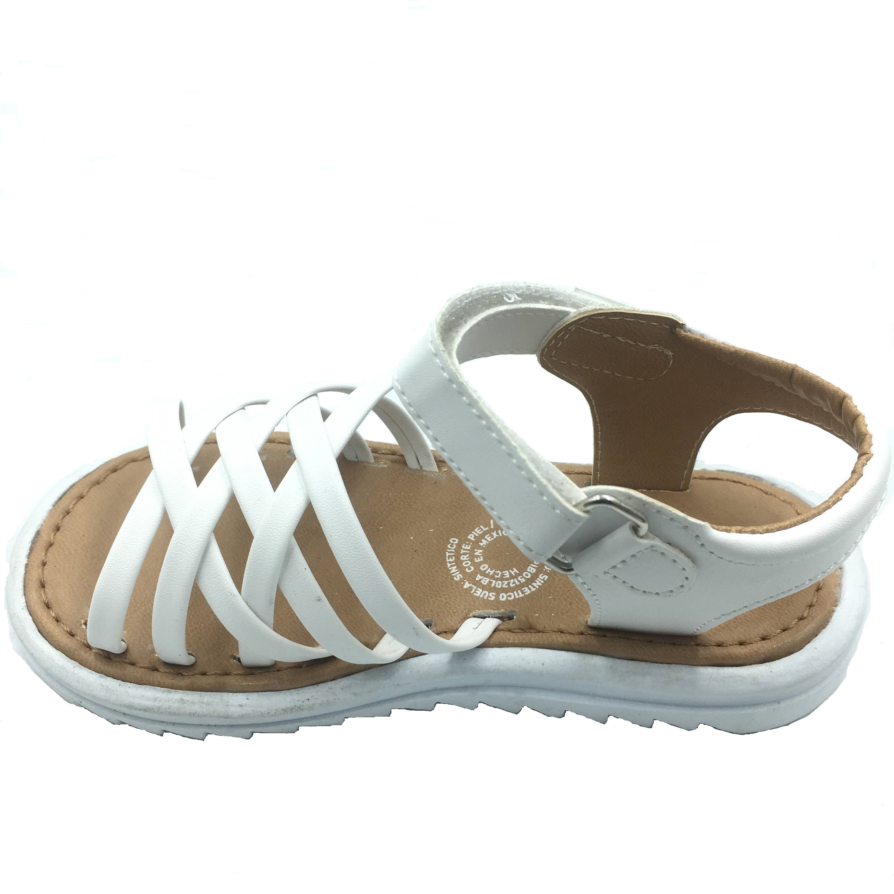 Foto 8 pulgar | Sandalia-huarache Niña Casual Combo Blanco-colores