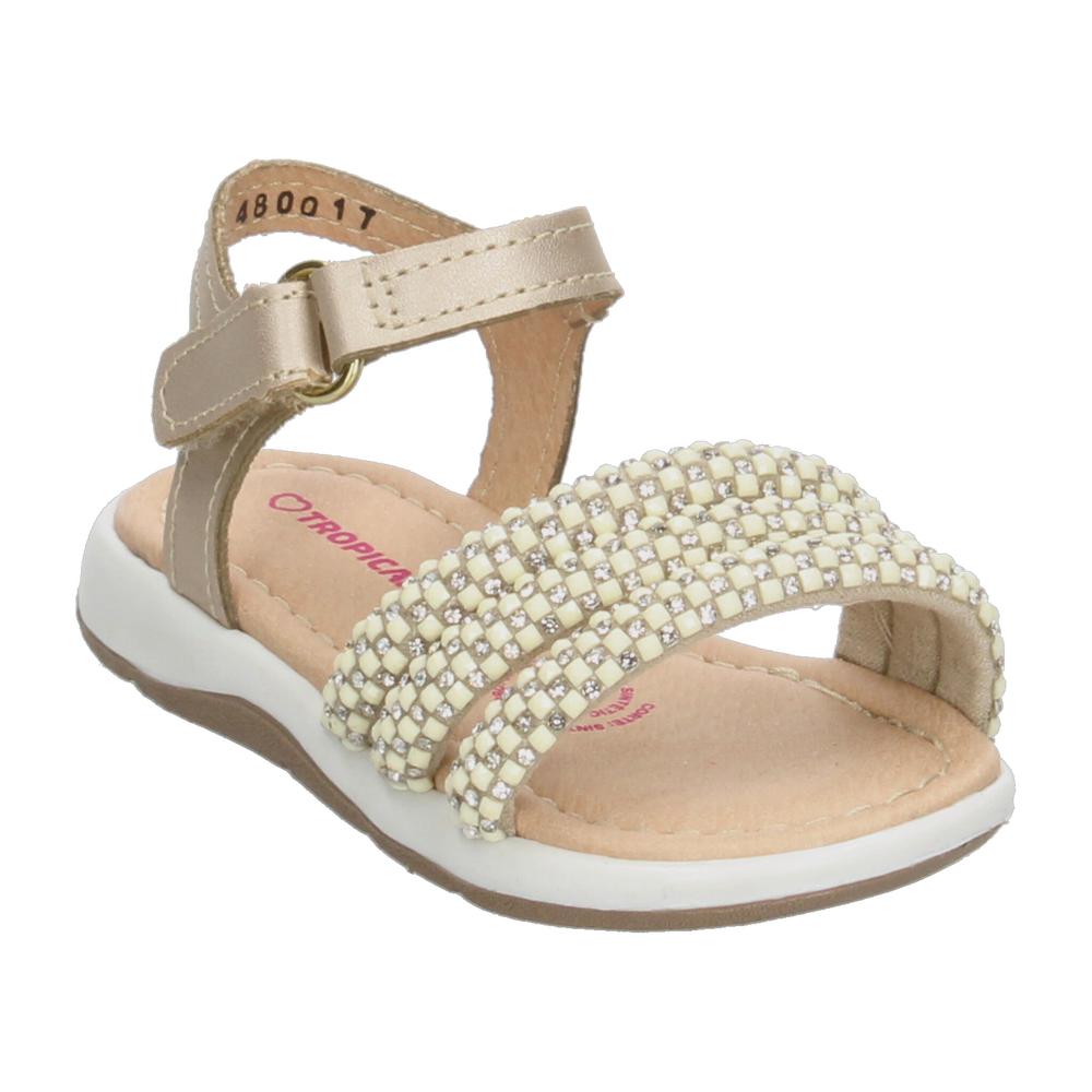 Foto 5 pulgar | Sandalias Tropicana Dorado Para Niña T12-15 [tro1536] Dorado