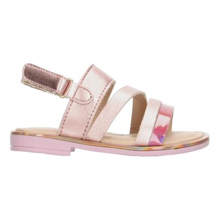 Foto 1 | Sandalias Bajas Niña Jakuna Rose Gold Infantil Con Ajuste Rosa