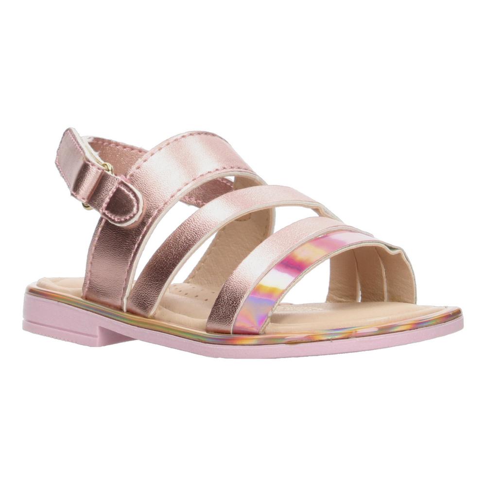 Foto 3 pulgar | Sandalias Bajas Niña Jakuna Rose Gold Infantil Con Ajuste Rosa
