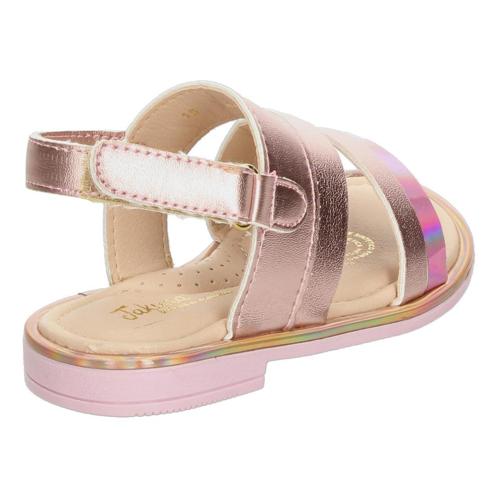 Foto 4 pulgar | Sandalias Bajas Niña Jakuna Rose Gold Infantil Con Ajuste Rosa