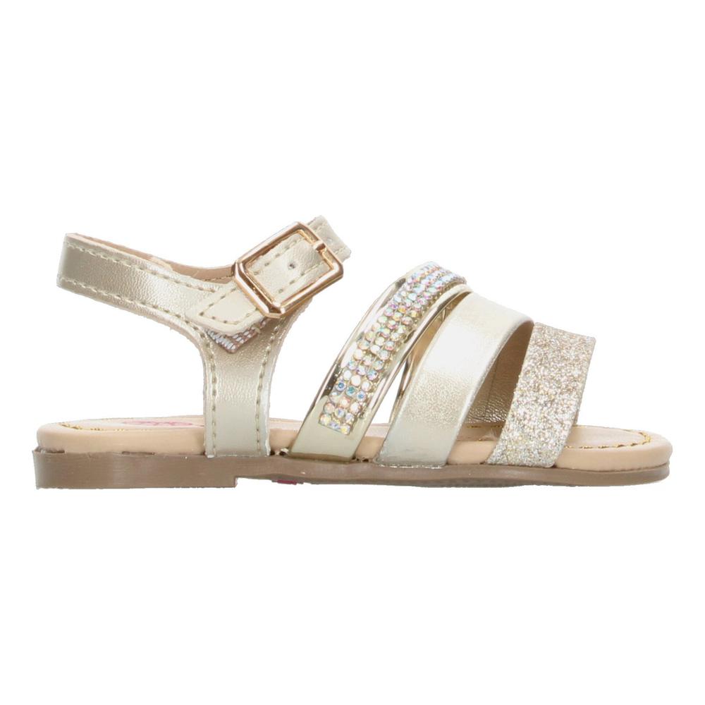 Foto 1 | Sandalias Tropicana Dorado Para Niña [tro1436] Dorado