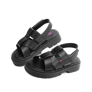 Foto 1 | Sandalia Tropicana Para Niña Ajuste Contactel Color Negro Negro