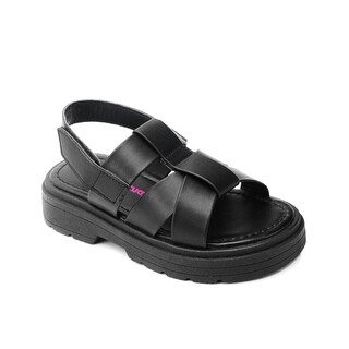 Foto 4 | Sandalia Tropicana Para Niña Ajuste Contactel Color Negro Negro