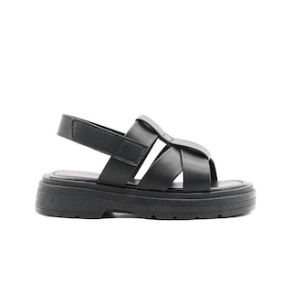 Foto 6 | Sandalia Tropicana Para Niña Ajuste Contactel Color Negro Negro