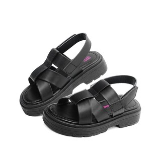 Foto 1 | Sandalia Tropicana Para Niña Ajuste Contactel Color Negro Negro