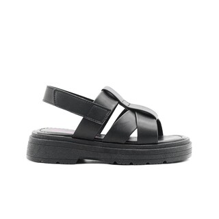 Foto 6 | Sandalia Tropicana Para Niña Ajuste Contactel Color Negro Negro