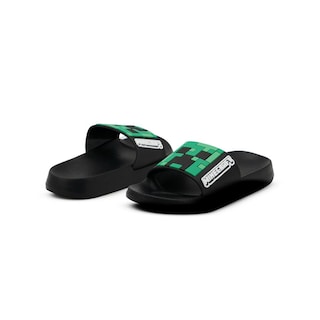 Foto 3 | Sandalias Yuyin Para Niño Minecraft Alberca/playa 18-21 Negro