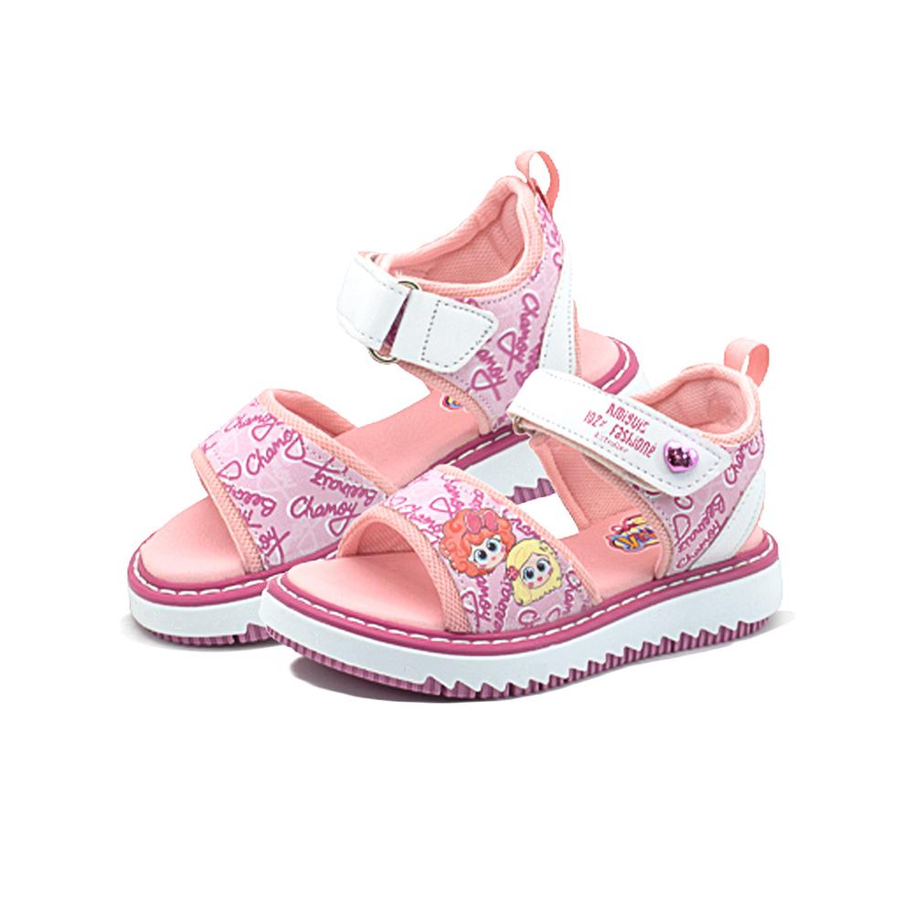 Foto 1 | Sandalia Distroller Niña Ajuste Velcro Chamoy Y Berinaiz Rosa
