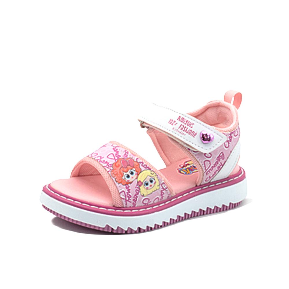 Foto 4 pulgar | Sandalia Distroller Niña Ajuste Velcro Chamoy Y Berinaiz Rosa