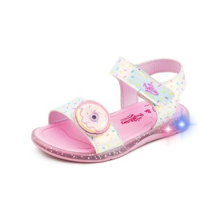 Foto 3 | Sandalia Con Luces Tropicana Para Niña Casuales Color Candy Rosa