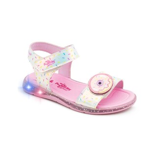 Foto 4 | Sandalia Con Luces Tropicana Para Niña Casuales Color Candy Rosa
