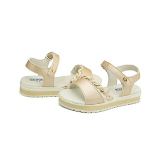 Foto 2 | Sandalia Coqueta Beige Para Niñas Casual Antiderrapante Beige