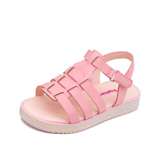 Foto 3 | Sandalia Tropicana Para Niña Color Rosa Ajuste De Hebilla Rosa