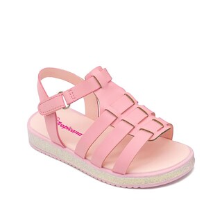 Foto 4 | Sandalia Tropicana Para Niña Color Rosa Ajuste De Hebilla Rosa