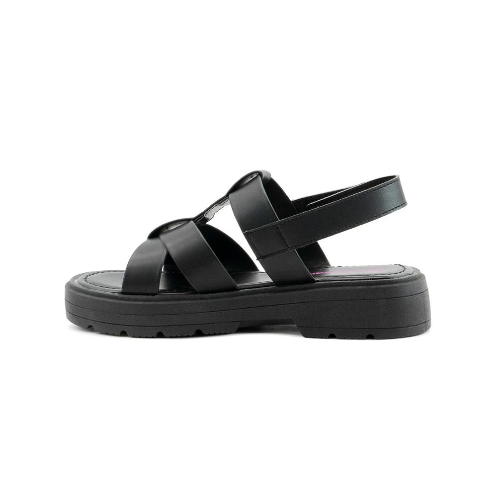 Foto 6 pulgar | Sandalia Tropicana Para Niña Tipo Gladiadora Contactel Negro Negro