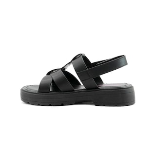 Foto 5 | Sandalia Tropicana Para Niña Tipo Gladiadora Contactel Negro Negro