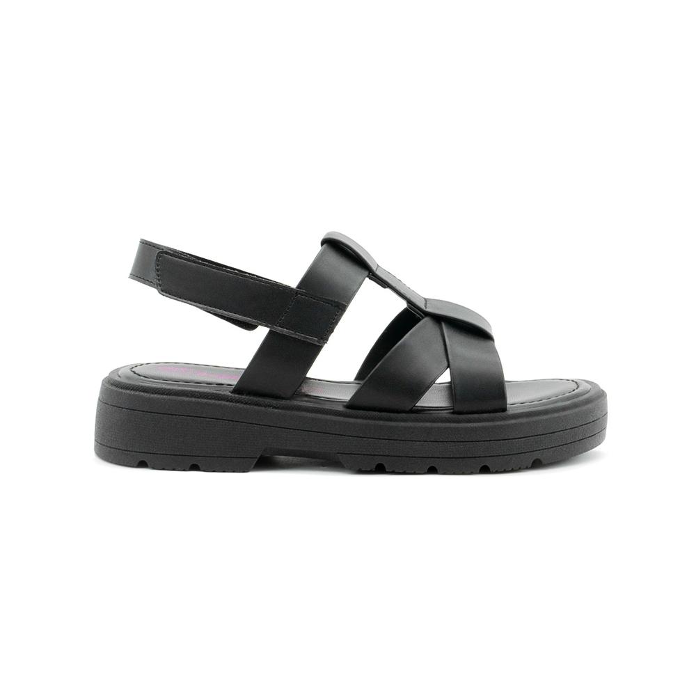 Foto 7 pulgar | Sandalia Tropicana Para Niña Tipo Gladiadora Contactel Negro Negro
